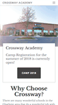 Mobile Screenshot of crosswayacademy.com
